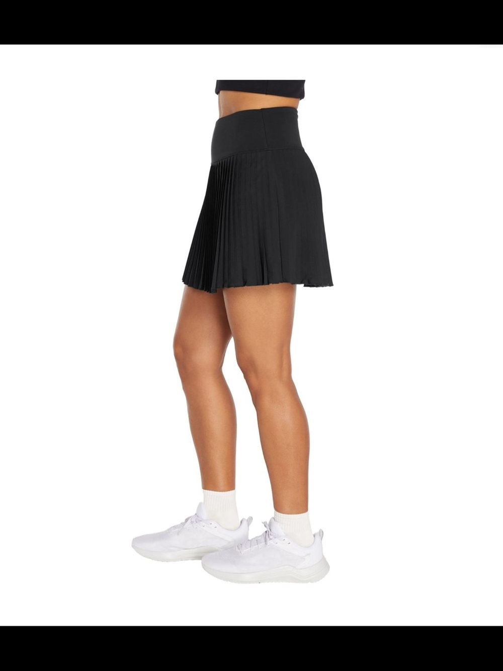 NWOT Black Pleated Athletic Skort - Women